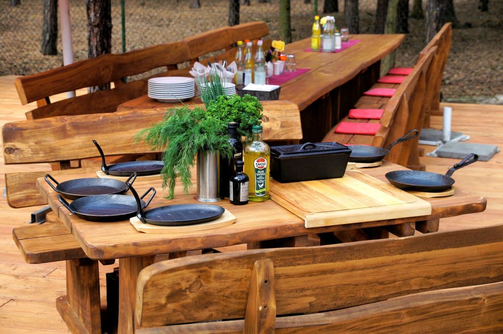 Teamevents in der Outdoorküche - Viel Platz für ein Miteinander